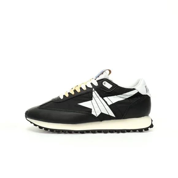 Black & White & Blue Marathon Sneakers By Golden Goose - Picture 4 of 8